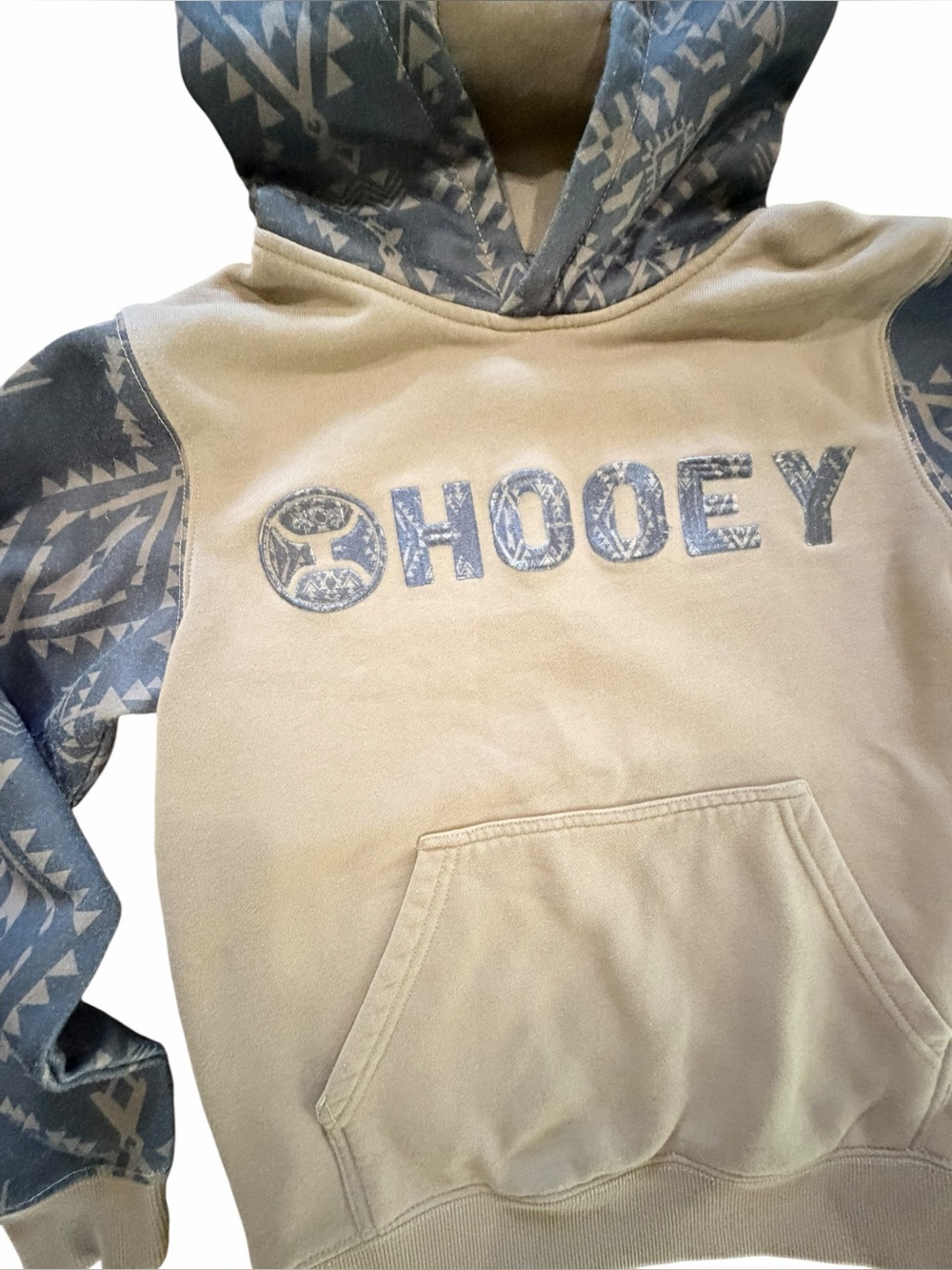 Youth Hooey Legendary Shitake Logo Hoodie-Brown/Aztec